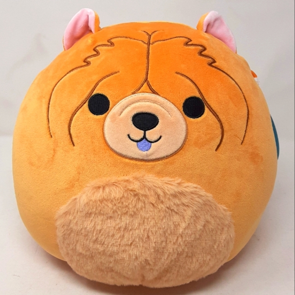 Sandro the Chow Chow Dog Squishmallow. 11in ULTRA RARE gold tag.
